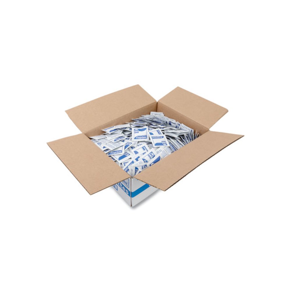 Moist Towelettes, Individually Wrapped, 4 x 6, Lemon Scent, White, 1,000/Carton. Picture 3