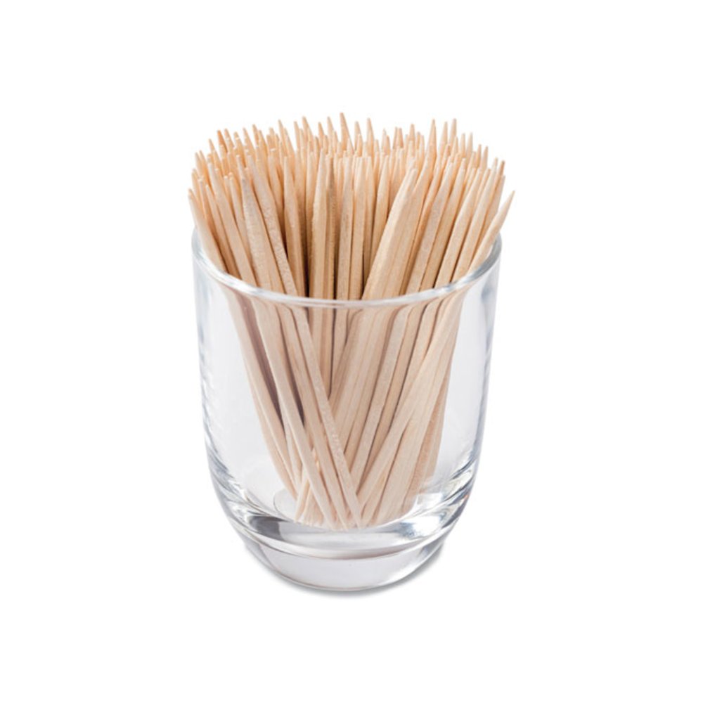 Square Wood Toothpicks, 2.75", Natural, 800/Box, 24 Boxes/Carton. Picture 3