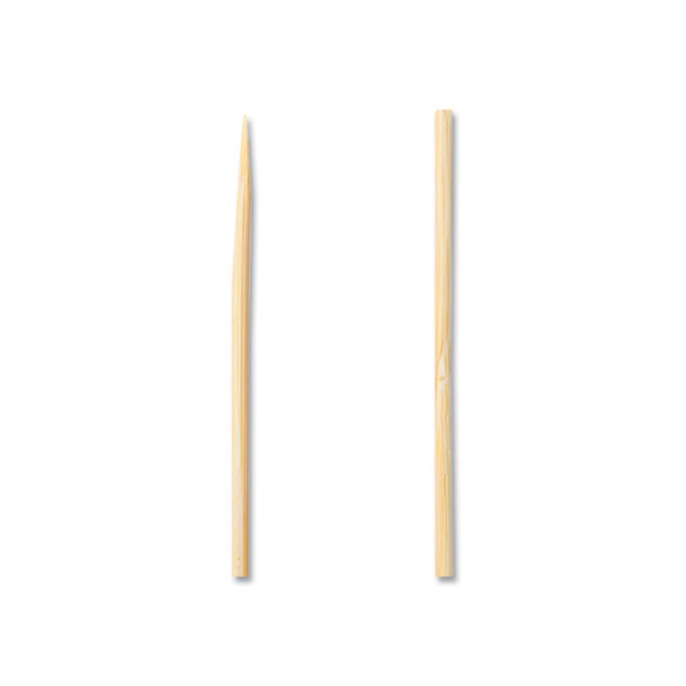 Bamboo Skewers, Paper, 6", Natural, 100/Pack. Picture 2