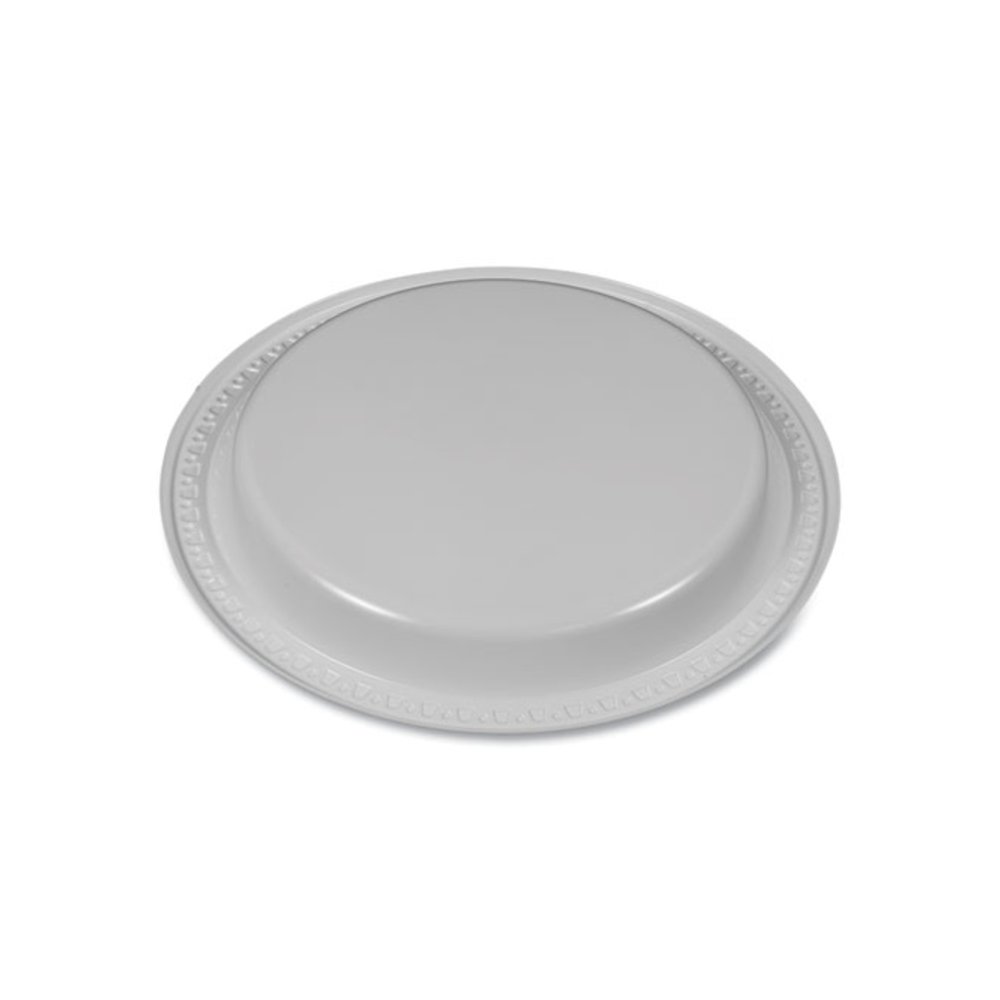 Plastic Dinnerware, Plates, 9" dia, White, 500/Carton. Picture 5