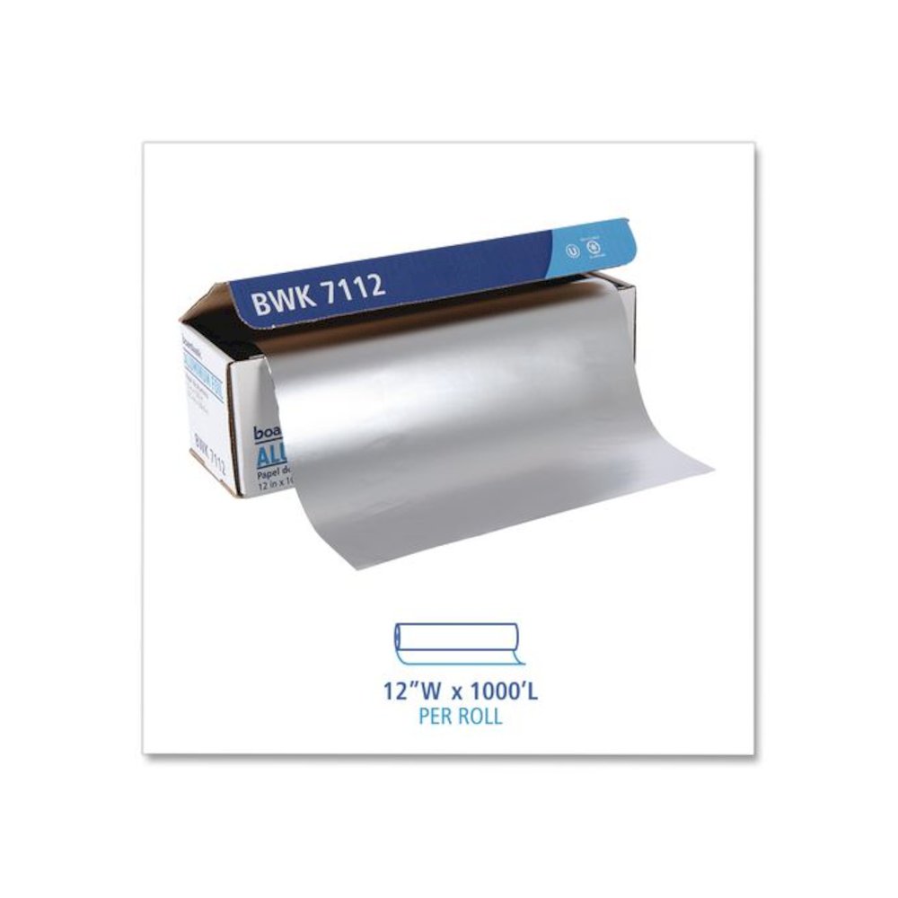 Standard Aluminum Foil Roll, 63 Gauge, 12" x 1,000 ft. Picture 6