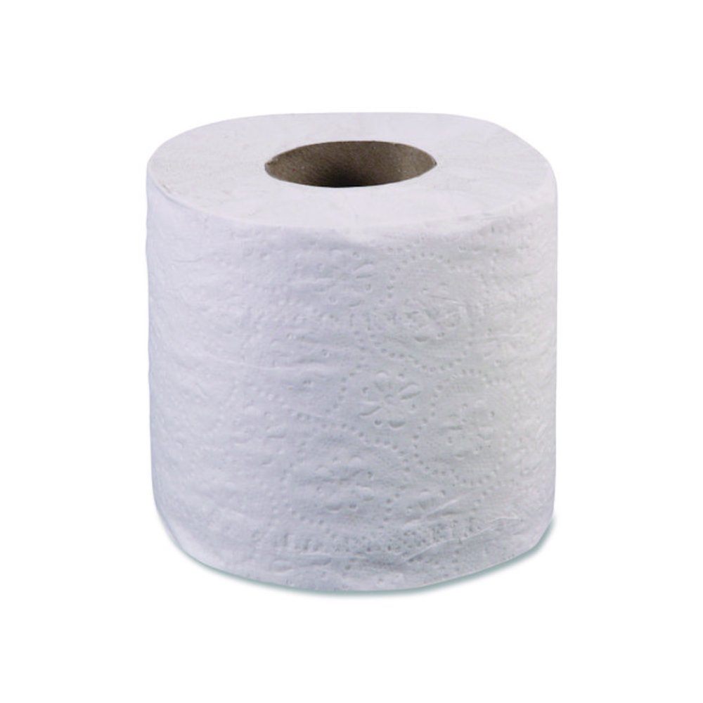 Two-Ply Toilet Tissue, Septic Safe, White, 400 Sheets/Roll, 96 Rolls/Carton. Picture 3