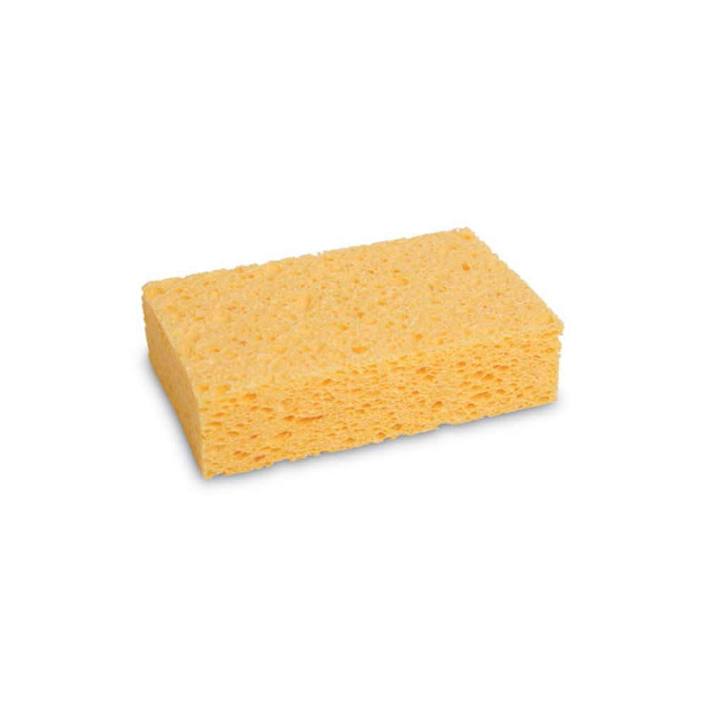Medium Cellulose Sponge, 3.67 x 6.08, 1.55" Thick, Yellow, 24/Carton. Picture 1