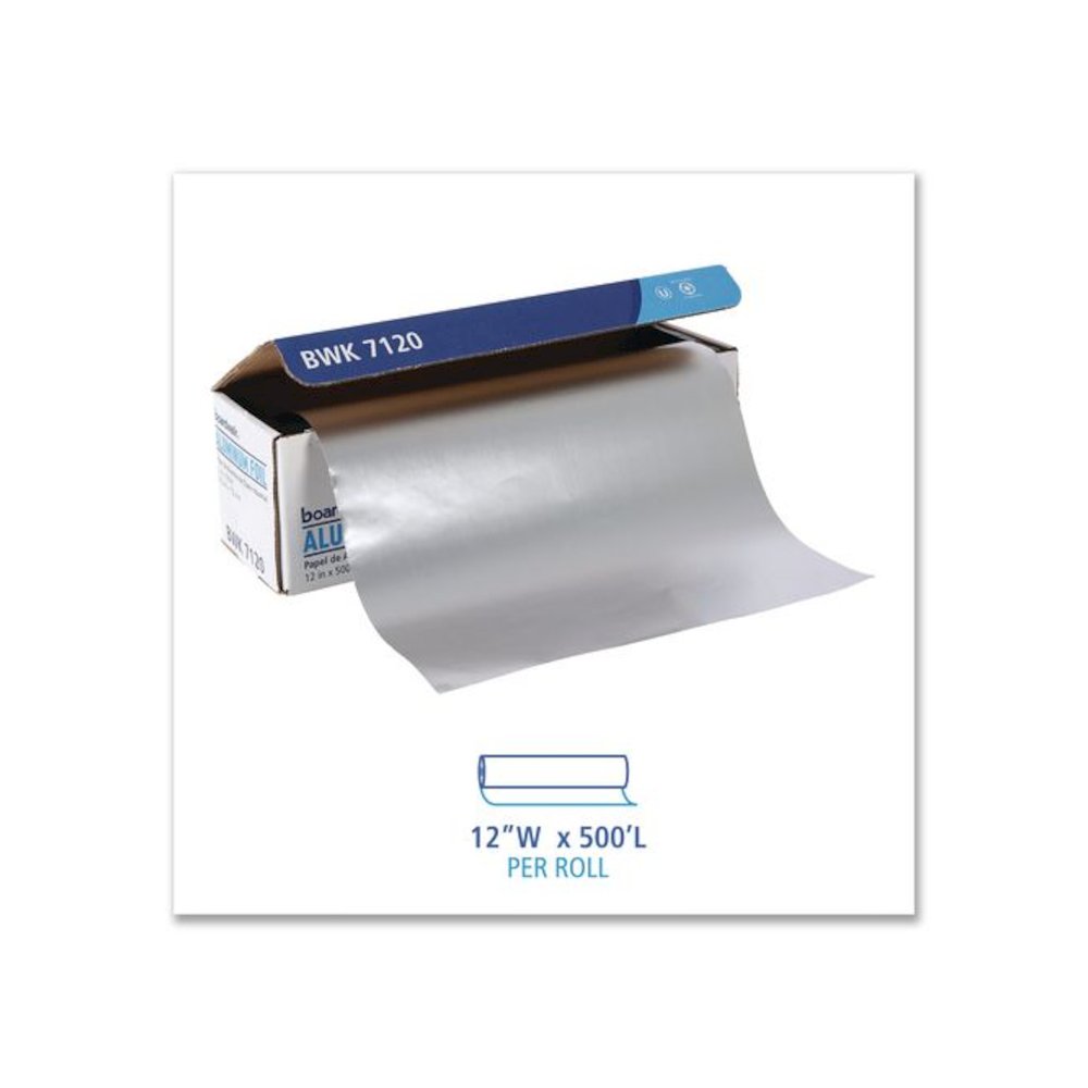 Heavy-Duty Aluminum Foil Roll, 87 Gauge, 12" x 500 ft. Picture 3
