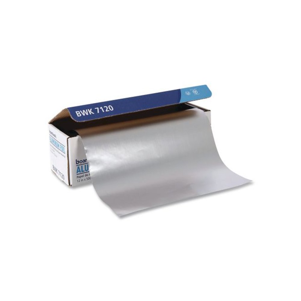 Heavy-Duty Aluminum Foil Roll, 87 Gauge, 12" x 500 ft. Picture 1