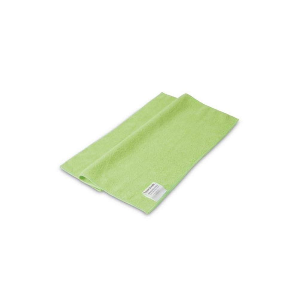Microfiber Cleaning Cloths, 16 x 16, Green, 24/Pack. Picture 2