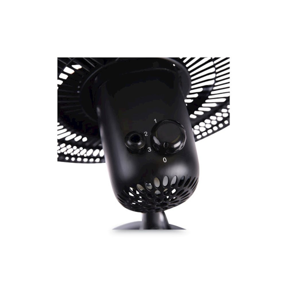 16" 3-Speed Oscillating Pedestal Stand Fan, Metal, Plastic, Black. Picture 5