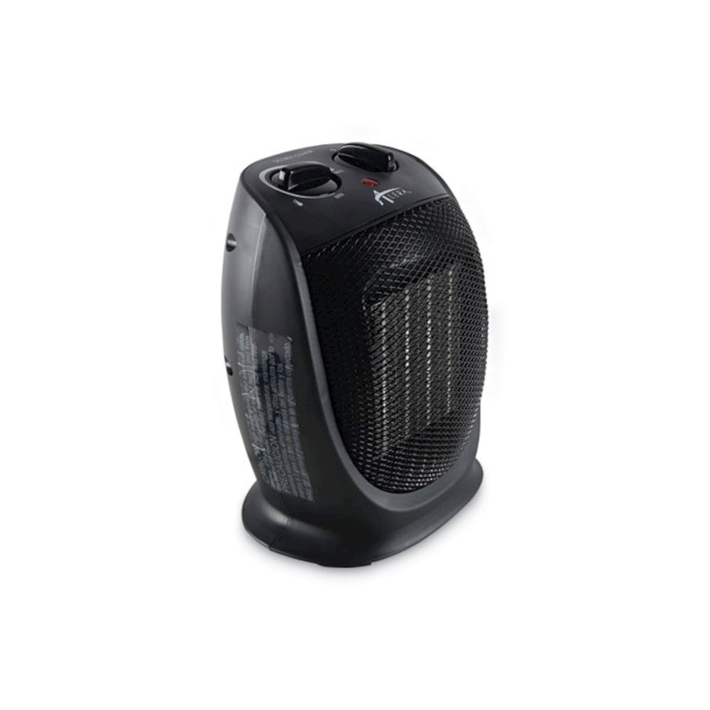 Ceramic Heater, 1,500 W, 7.12 x 5.87 x 8.75, Black. Picture 6