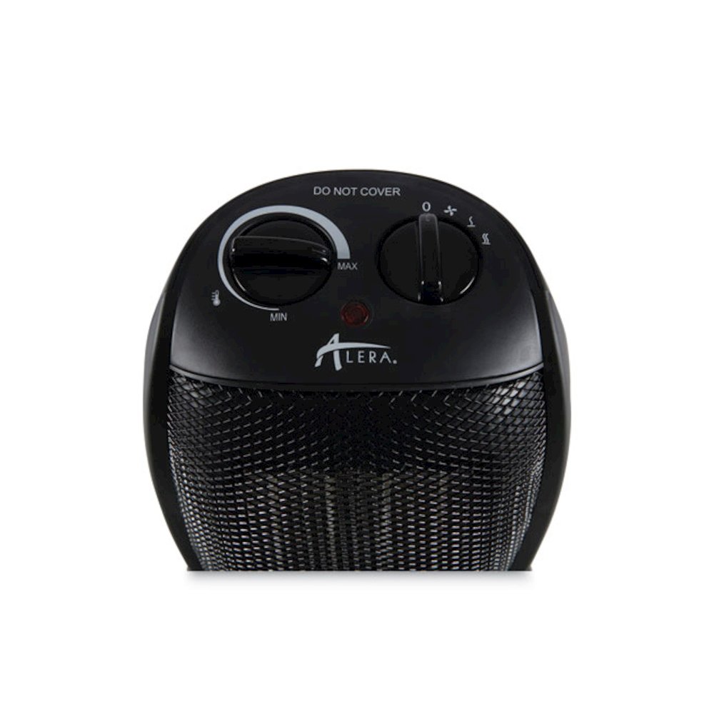 Ceramic Heater, 1,500 W, 7.12 x 5.87 x 8.75, Black. Picture 3