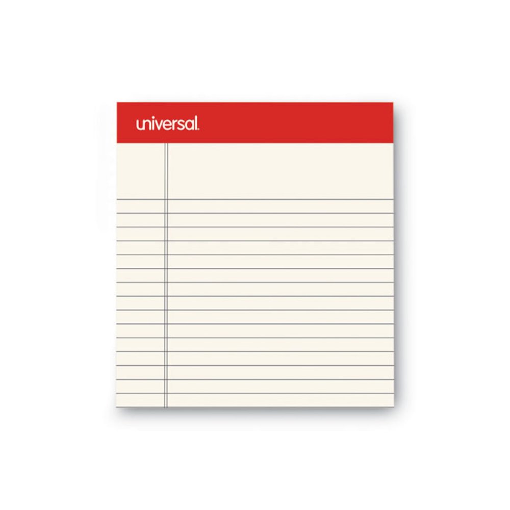 Colored Perforated Ruled Writing Pads, Narrow Rule, (50) Ivory 5 x 8 Sheets, Dozen. Picture 5
