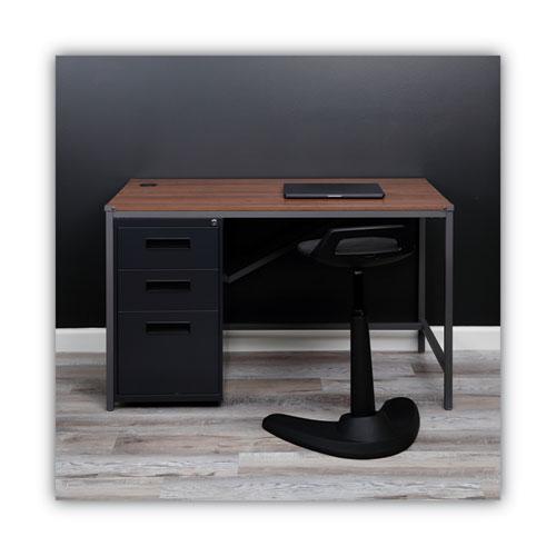 File Pedestal, Left or Right, 3-Drawers: Box/Box/File, Legal/Letter, Charcoal, 14.96" x 19.29" x 27.75". Picture 7