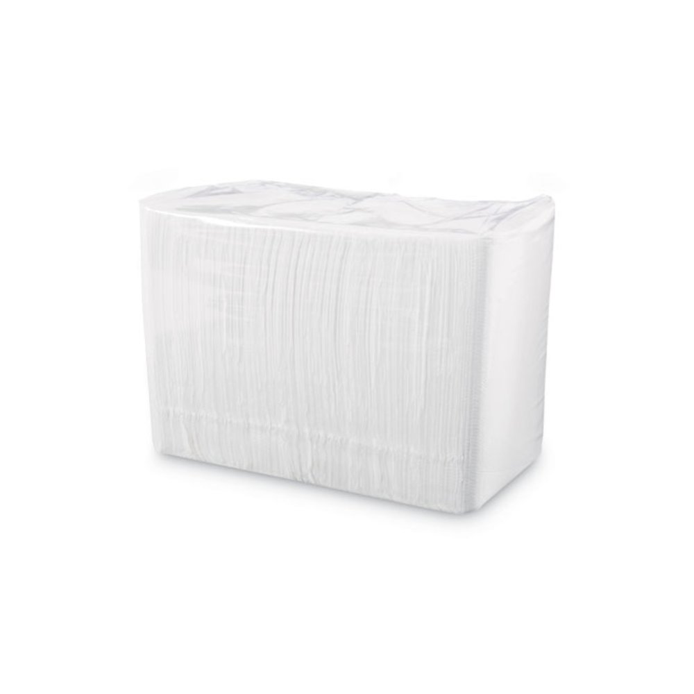 1/4-Fold Lunch Napkins, 1-Ply, 11.8 x 11.2, White, 6,000/Carton. Picture 3