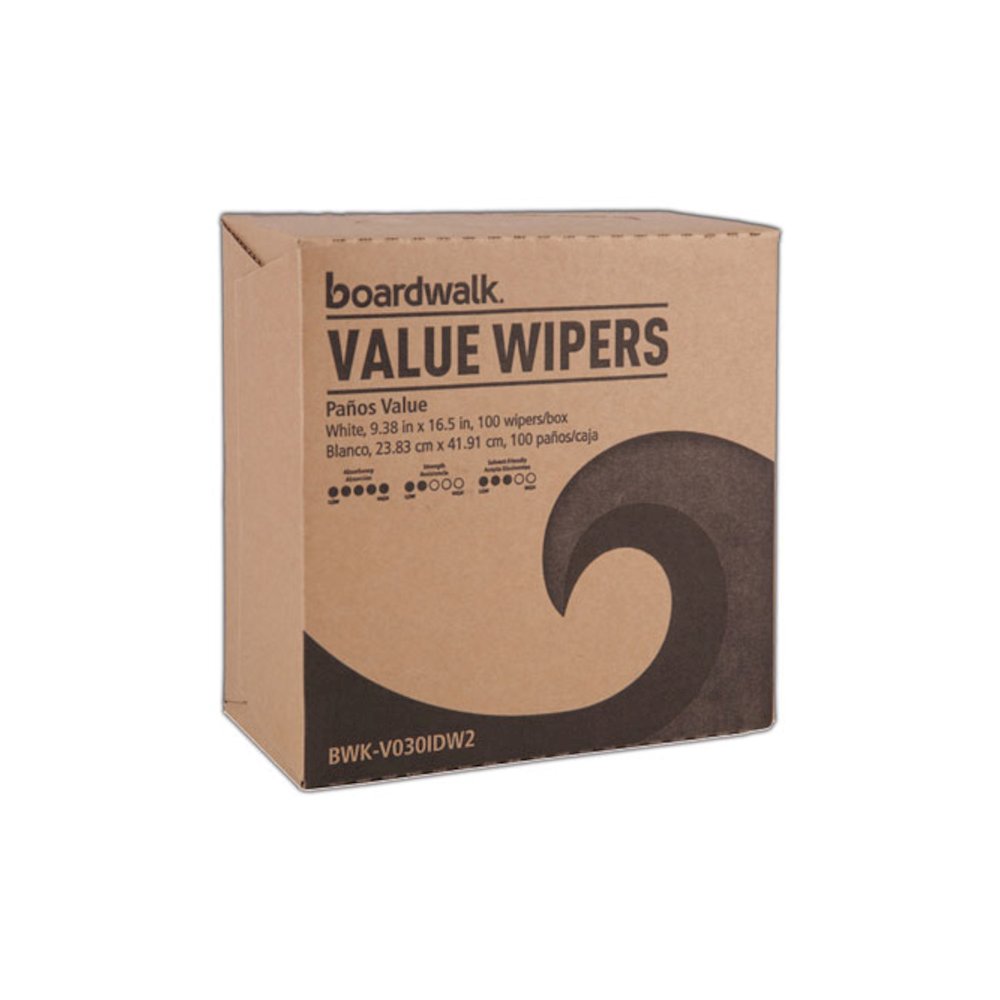 DRC Wipers, 9.33 x 16.5, White, 100 Dispenser Packs, 9 Dispenser Packs/Carton. Picture 2