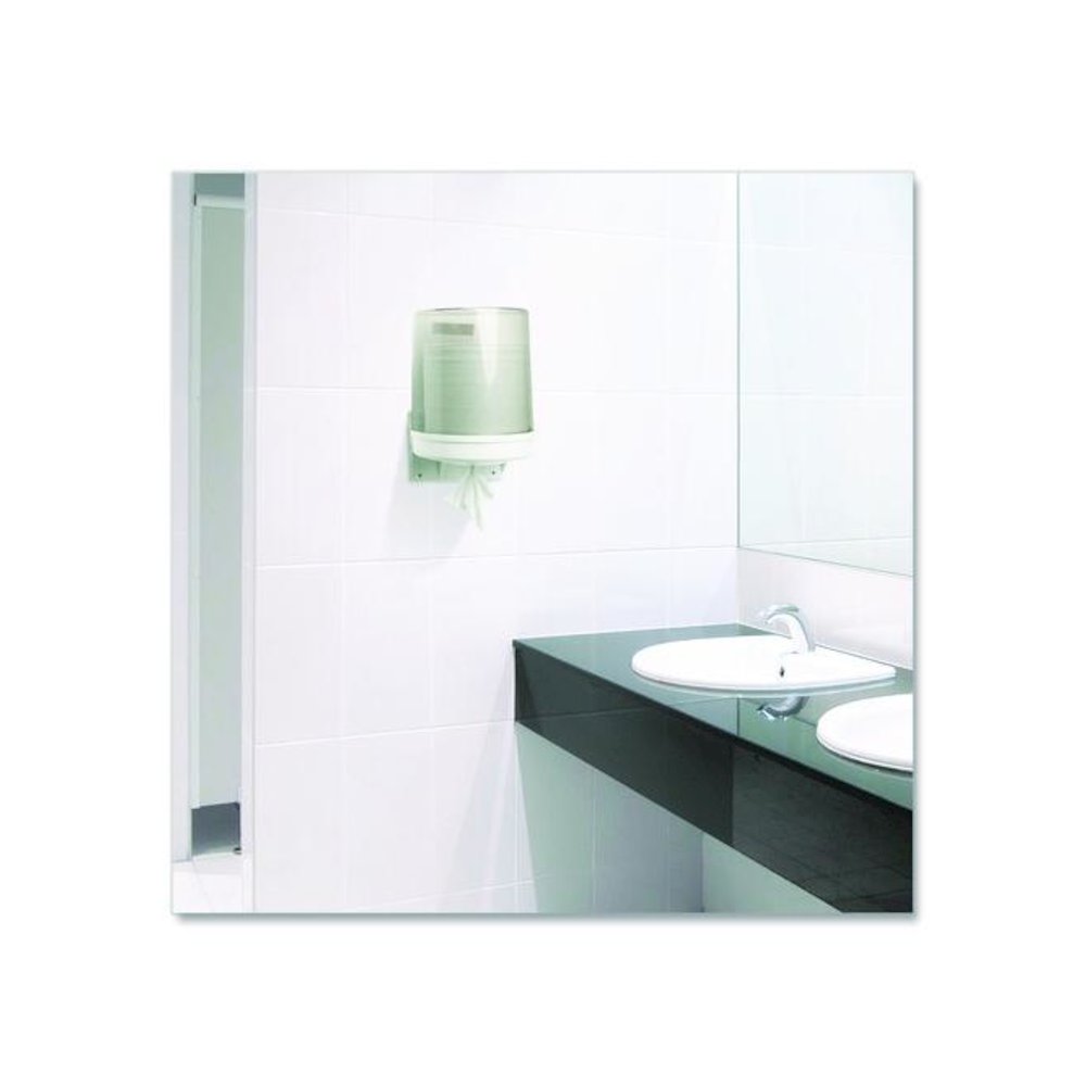 Center-Pull Roll Towels, 2-Ply, 10 x 7.6, White, 600/Roll, 6/Carton. Picture 5