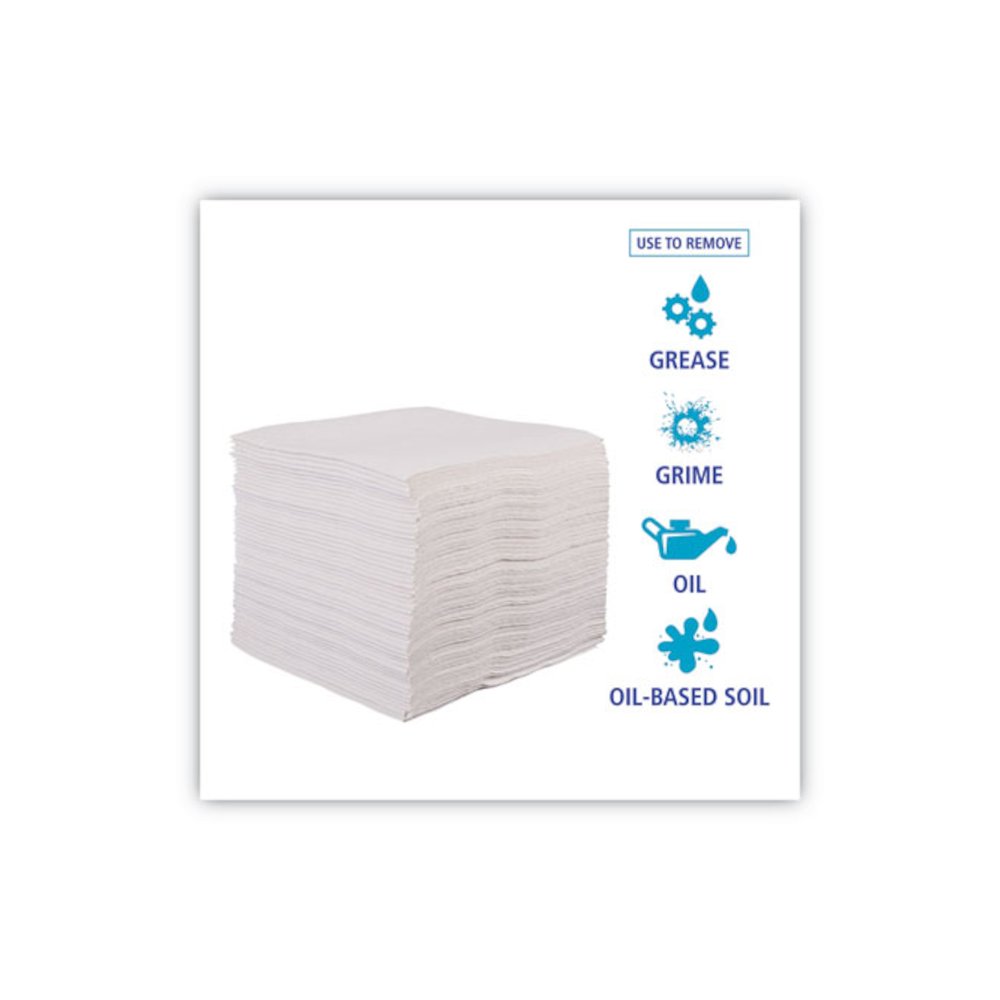 DRC Wipers, 12 x 13, White, 90 Bag, 12 Bags/Carton. Picture 3