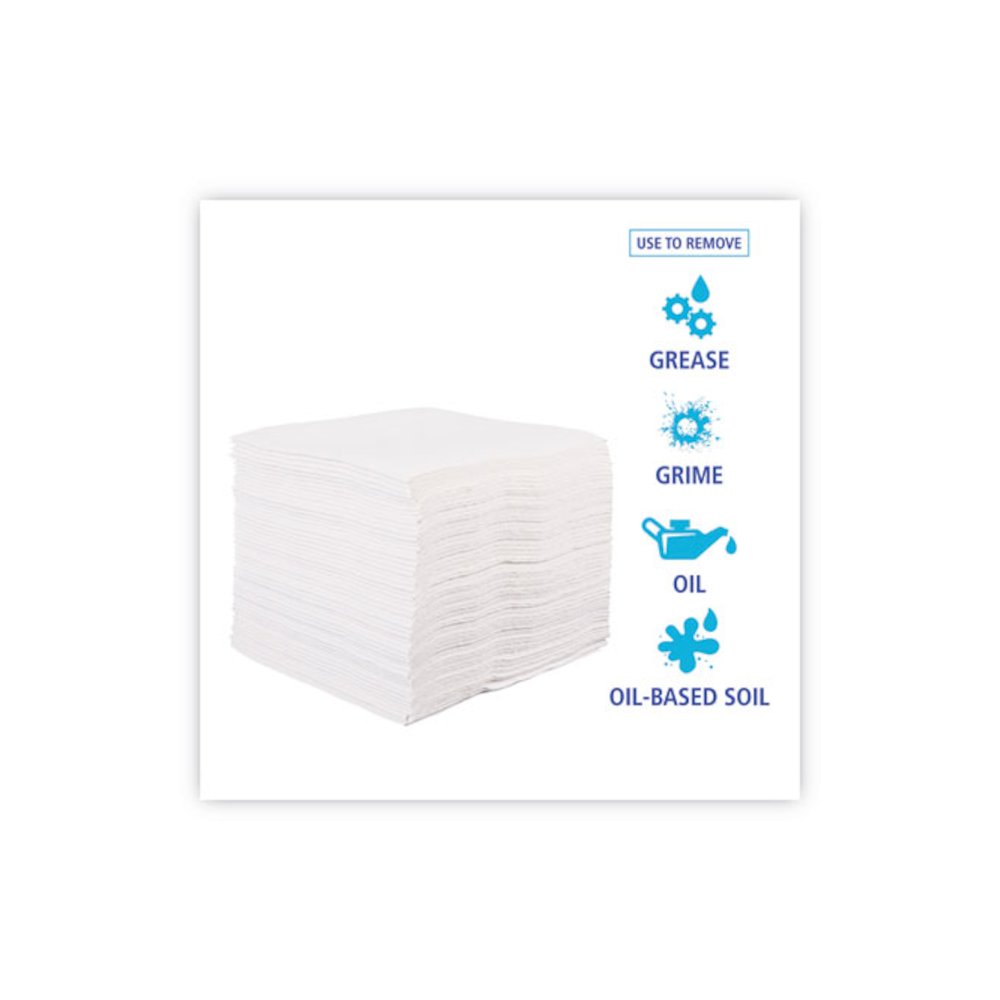 DRC Wipers, 12 x 13, White, 56 Bag, 18 Bags/Carton. Picture 3