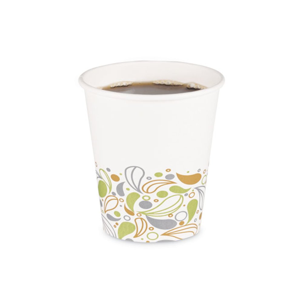 Deerfield Printed Paper Hot Cups, 10 oz, 50/Sleeve, 20 Sleeves/Carton. Picture 3