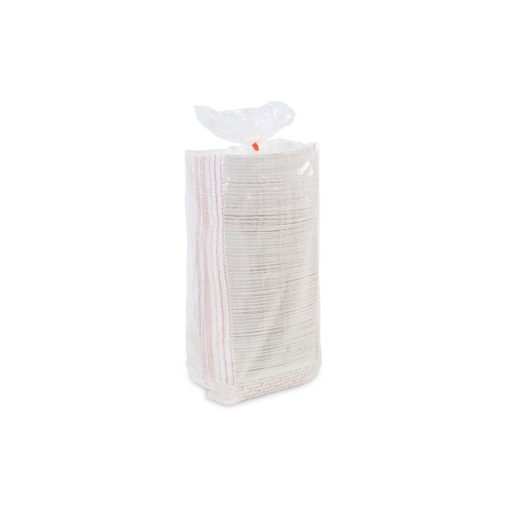 Paper Food Baskets, 3 lb Capacity, Red/White, 500/Carton. Picture 7