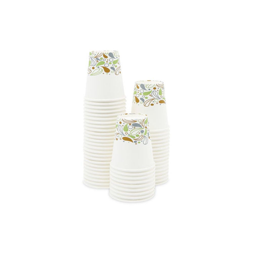 Deerfield Printed Paper Hot Cups, 10 oz, 50/Sleeve, 20 Sleeves/Carton. Picture 1
