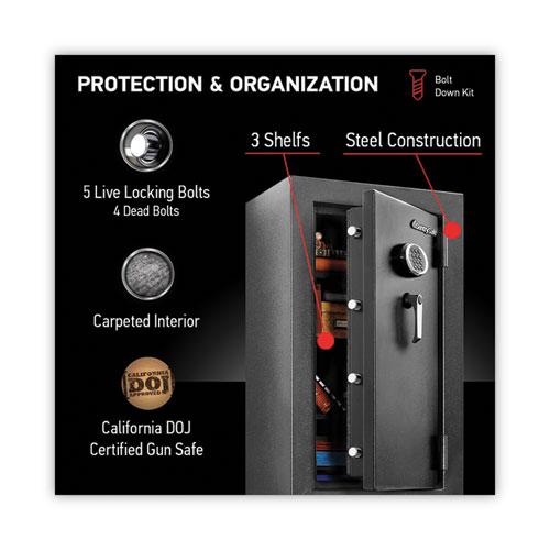 EF4738E Safe, 4.71 cu ft, 21.7w x 19d x 37.7h, Black. Picture 5