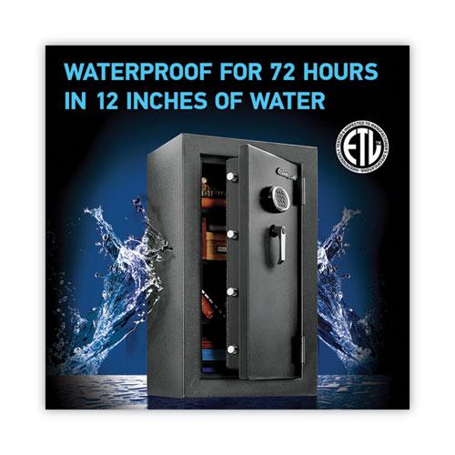 EF4738E Safe, 4.71 cu ft, 21.7w x 19d x 37.7h, Black. Picture 3