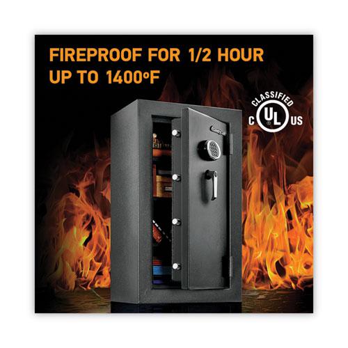 EF4738E Safe, 4.71 cu ft, 21.7w x 19d x 37.7h, Black. Picture 2