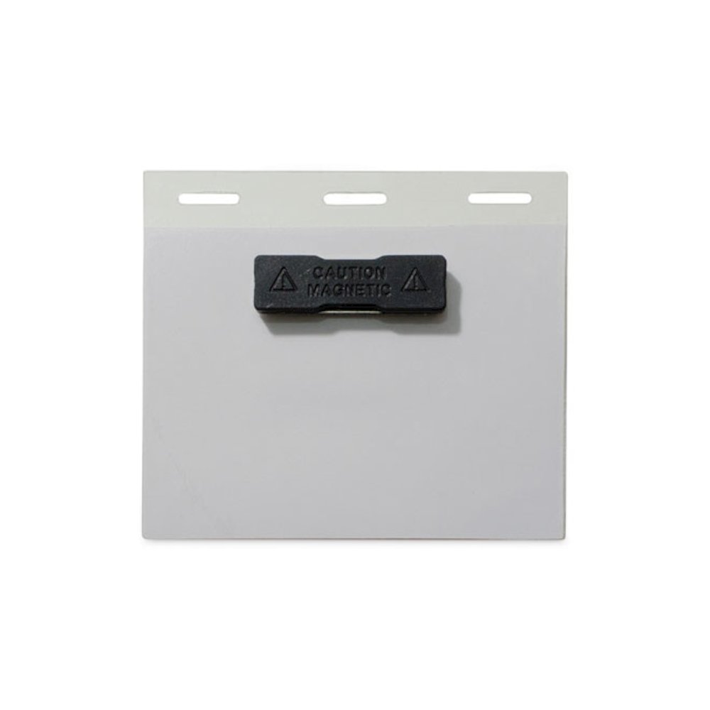 Self-Laminating Magnetic Style Name Badge Holder Kit, 3" x 4", Clear, 20/Box. Picture 3