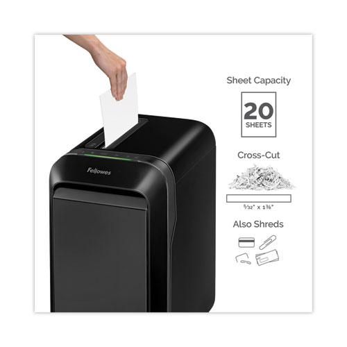 Powershred LX190 Cross-Cut Shredder, 20 Manual Sheet Capacity. Picture 3