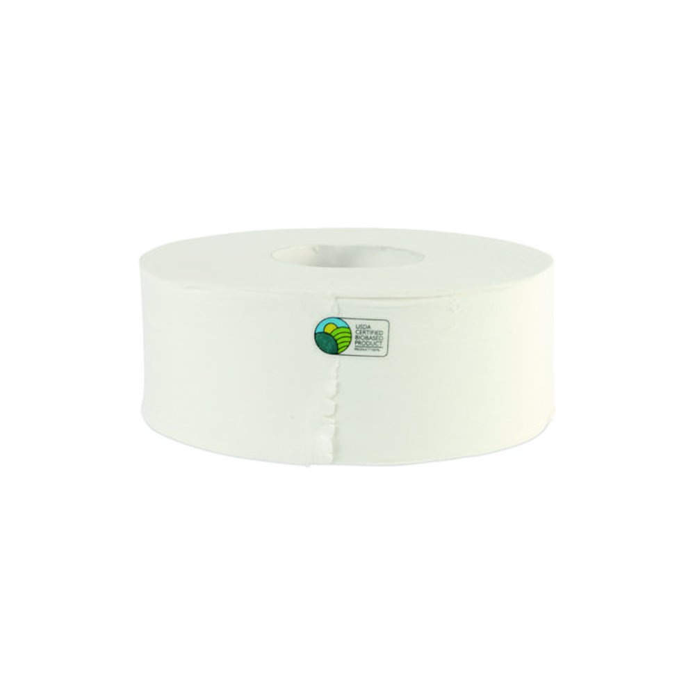 JRT Jumbo Roll Bathroom Tissue, Septic Safe, 2-Ply, 3.3" x 1,000 ft, White, 12 Rolls/Carton. Picture 3