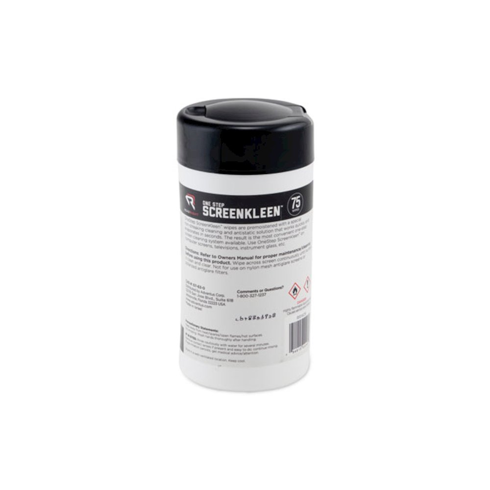 OneStep CRT ScreenKleen Cleaner Wet Wipes, Cloth, 5.25 x 5.75, Unscented, 75/Tub. Picture 2