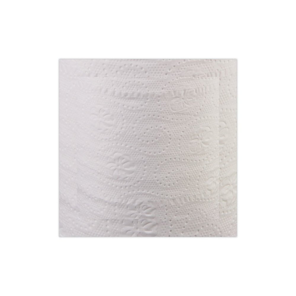 Bath Tissue, Individually Wrapped Rolls, Septic Safe, 2-Ply, White, 500 Sheets/Roll, 96 Rolls/Carton. Picture 4