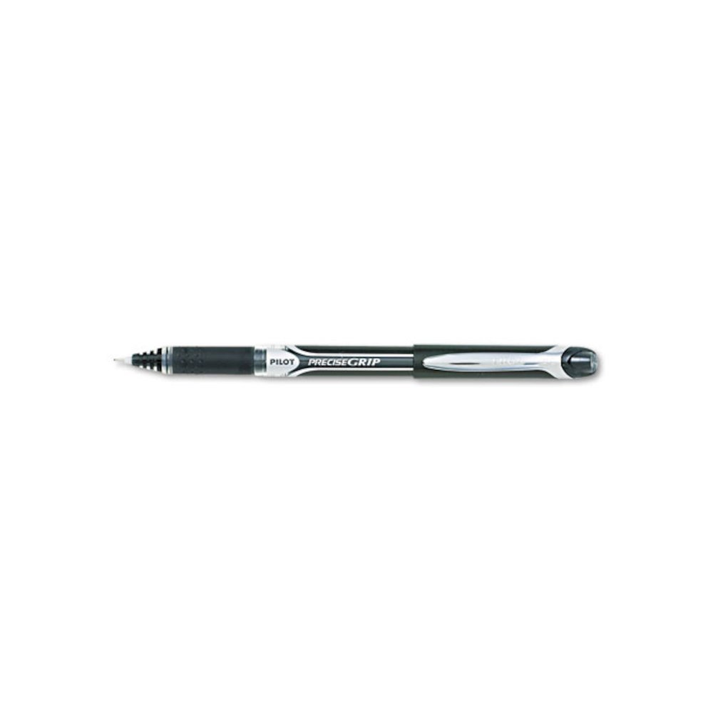 Precise Grip Rollerball Pen, Stick, Bold 1 mm, Black Ink, Black Barrel. Picture 4