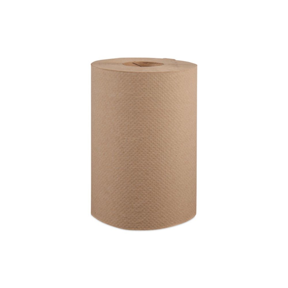 Hardwound Roll Towels, 1-Ply, 8" x 350 ft, Natural, 12 Rolls/Carton. Picture 1