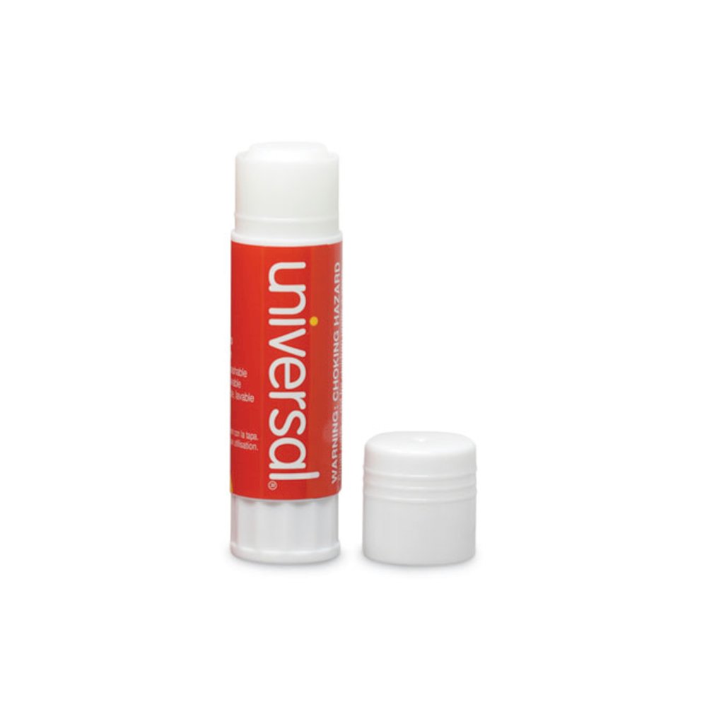 Glue Stick, 0.74 oz, Applies and Dries Clear, 12/Pack. Picture 3
