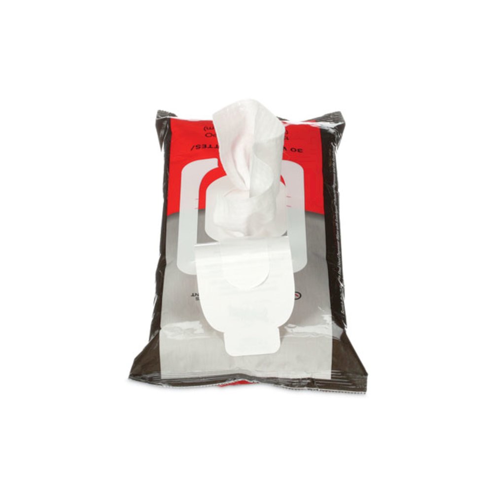 Stainless Steel Hood Degreaser Wipes, 1-Ply, 9 x 12, Unscented, White, 30 Wipes/Pack, 6 Packs/Carton. Picture 4