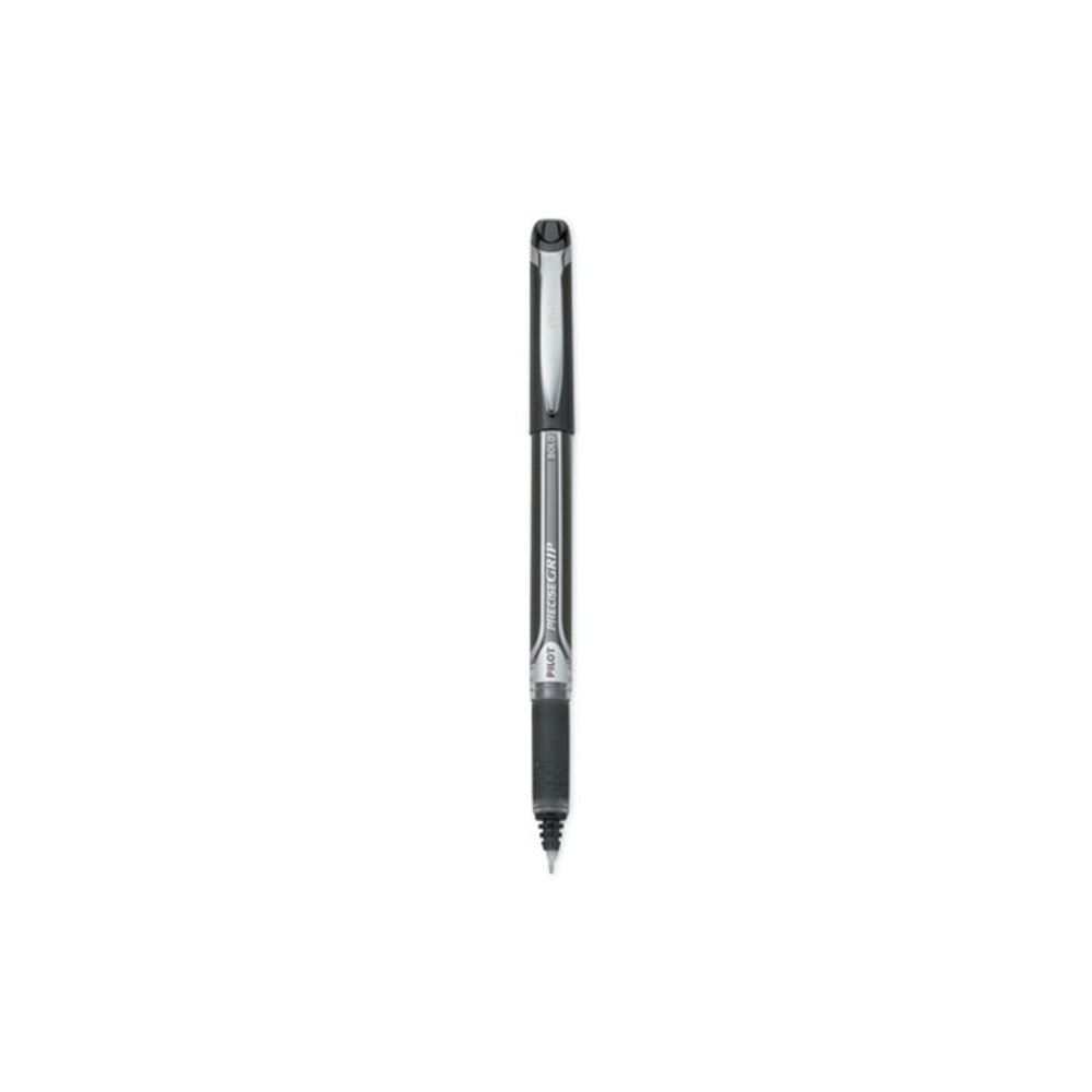 Precise Grip Rollerball Pen, Stick, Bold 1 mm, Black Ink, Black Barrel. Picture 1
