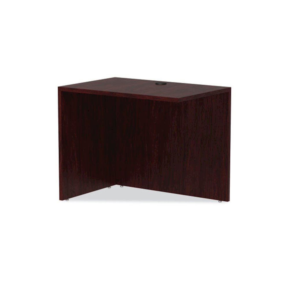 Alera Valencia Series Reversible Return/Bridge Shell, 35w x 23.63d x 29.5h, Mahogany. Picture 6