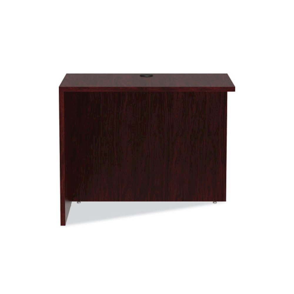 Alera Valencia Series Reversible Return/Bridge Shell, 35w x 23.63d x 29.5h, Mahogany. Picture 7