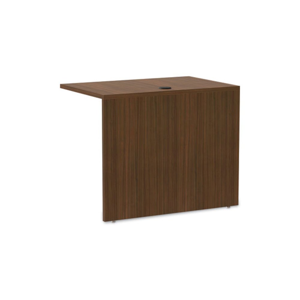 Alera Valencia Series Reversible Return/Bridge Shell, 35w x 23.63d x 29.5h, Modern Walnut. Picture 5