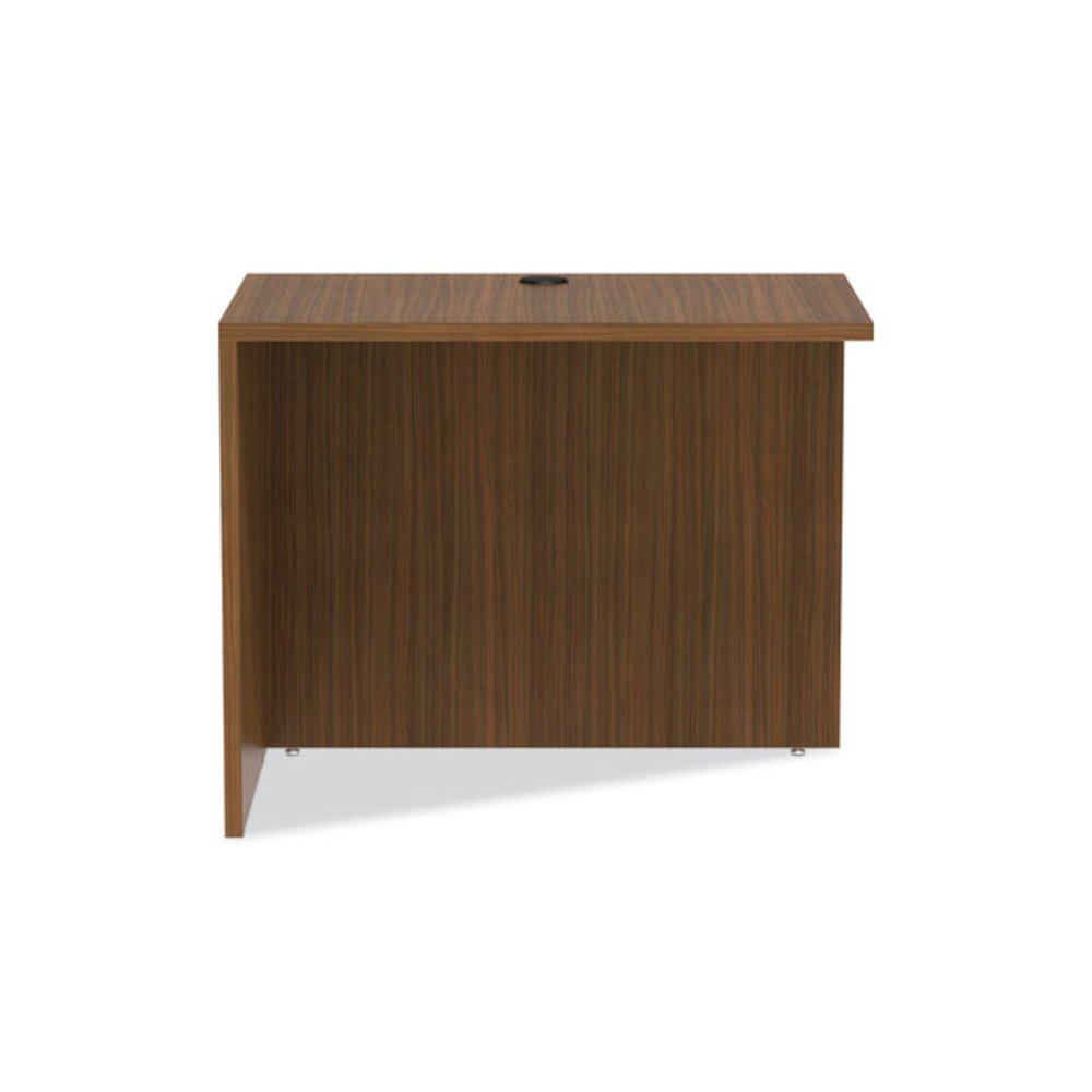 Alera Valencia Series Reversible Return/Bridge Shell, 35w x 23.63d x 29.5h, Modern Walnut. Picture 7