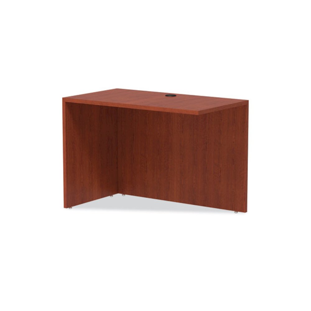 Alera Valencia Series Reversible Return/Bridge Shell, 42w x 23.63d x 29.5h, Medium Cherry. Picture 6
