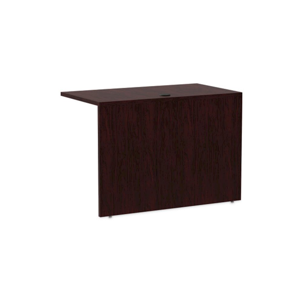 Alera Valencia Series Reversible Return/Bridge Shell, 42w x 23.63d x 29.5h. Mahogany. Picture 5