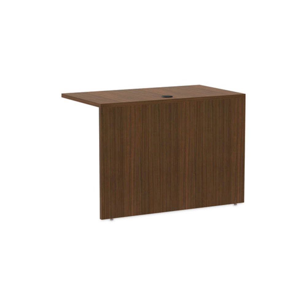 Alera Valencia Series Reversible Return/Bridge Shell, 42w x 23.63d x 29.5h, Modern Walnut. Picture 5