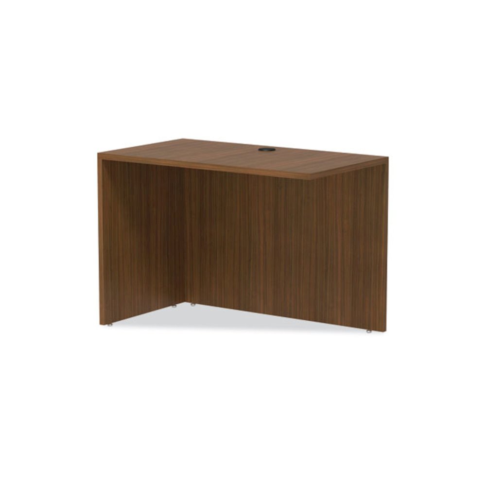 Alera Valencia Series Reversible Return/Bridge Shell, 42w x 23.63d x 29.5h, Modern Walnut. Picture 6