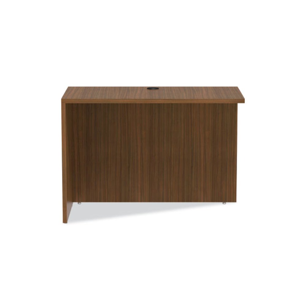Alera Valencia Series Reversible Return/Bridge Shell, 42w x 23.63d x 29.5h, Modern Walnut. Picture 7
