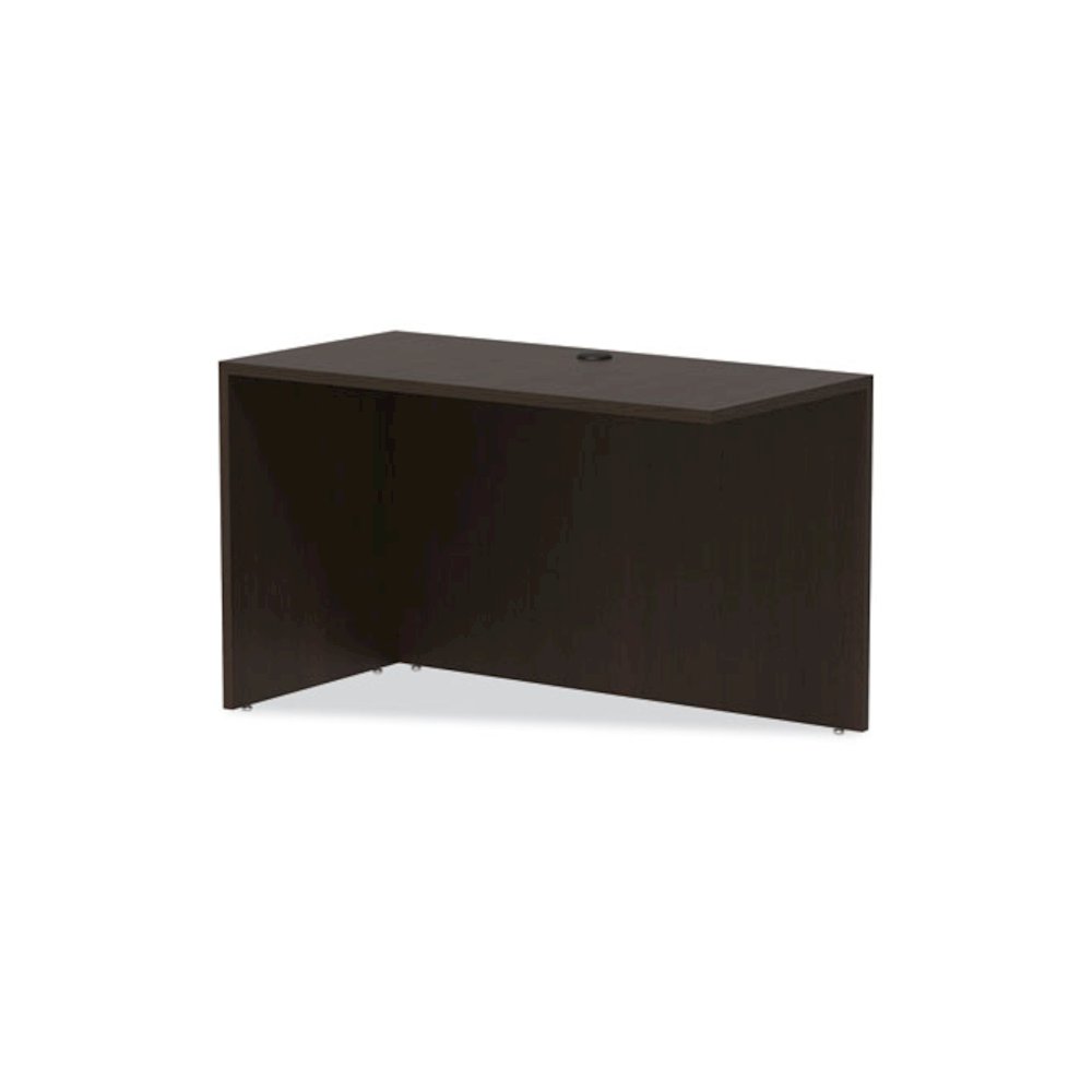 Alera Valencia Series Reversible Return/Bridge Shell, 47.25w x 23.63d x 29.5h, Espresso. Picture 6