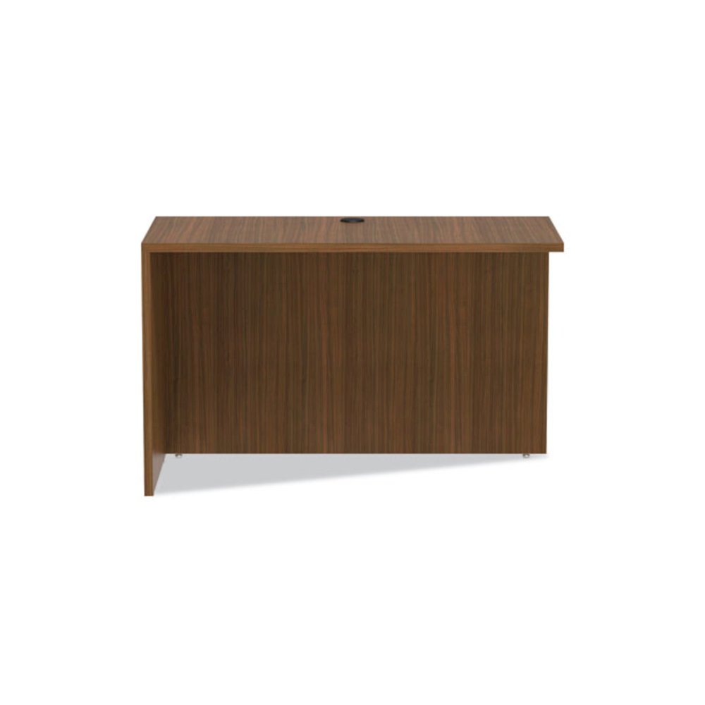 Alera Valencia Series Reversible Return/Bridge Shell, 47.25w x 23.63d x 29.5h, Modern Walnut. Picture 7