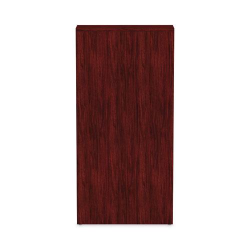 Alera Valencia Series Bookcase, Five-Shelf, 31.75w x 14d x 64.75h, Mahogany. Picture 5