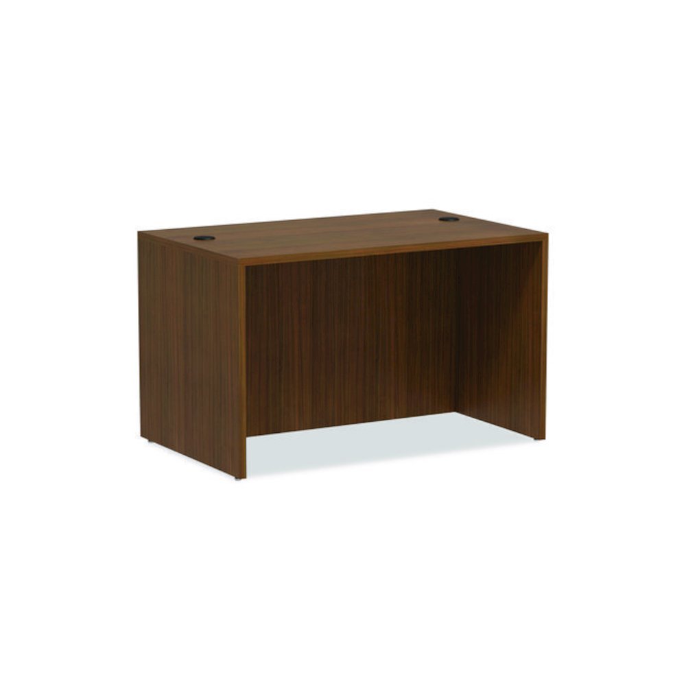 Alera Valencia Series Straight Front Desk Shell, 47.25" x 29.5" x 29.63", Modern Walnut. Picture 1