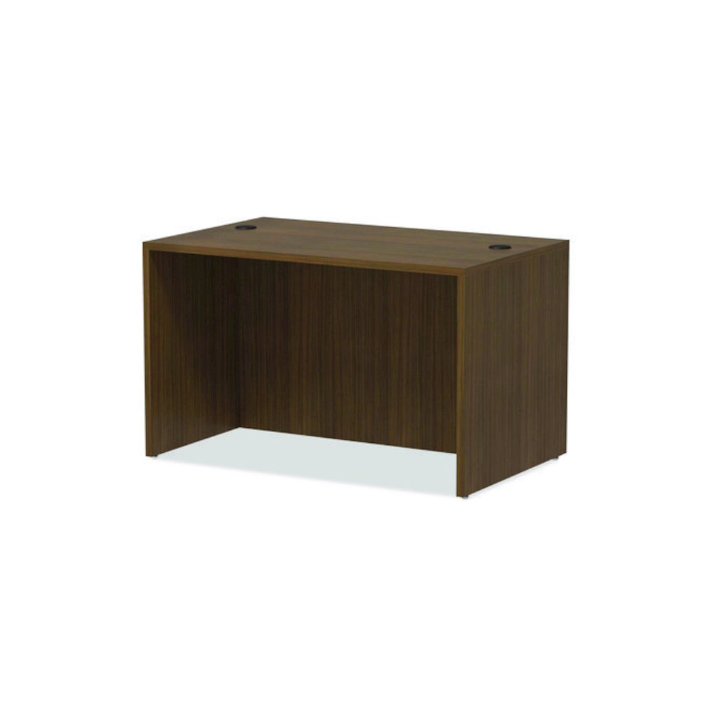 Alera Valencia Series Straight Front Desk Shell, 47.25" x 29.5" x 29.63", Modern Walnut. Picture 6